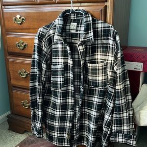 Zara plaid over shirt